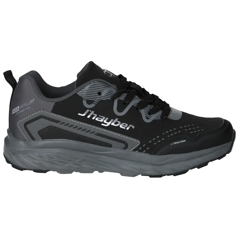 j'hayber Zapatillas de montaña de hombre Chantal negro