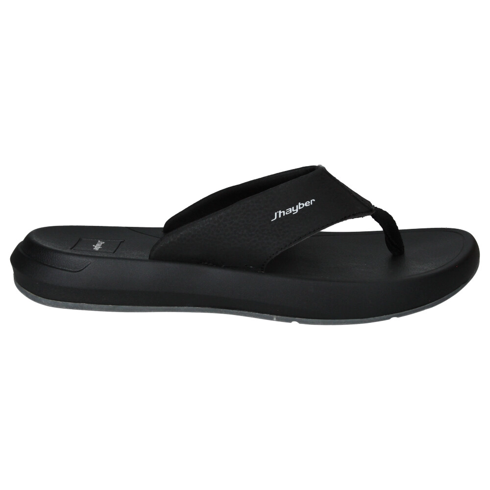 j'hayber Sandalias de Hombre Balsa Negro