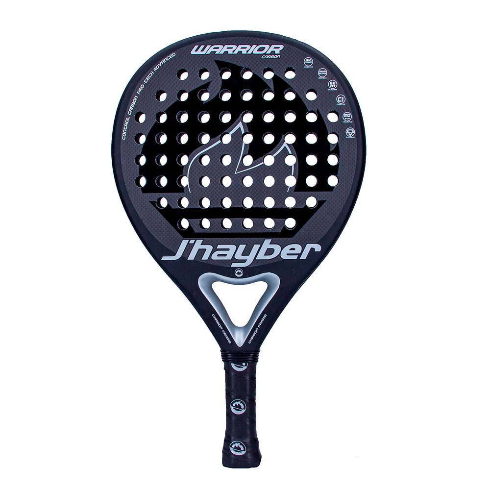 j'hayber Pala de pádel Warrior Carbon de J’hayber negra mate