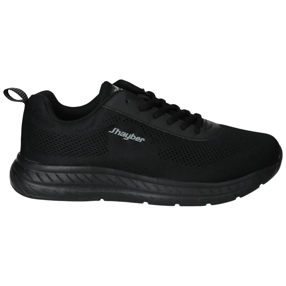 j'hayber Zapatillas cómodas de hombre Chamal Negro