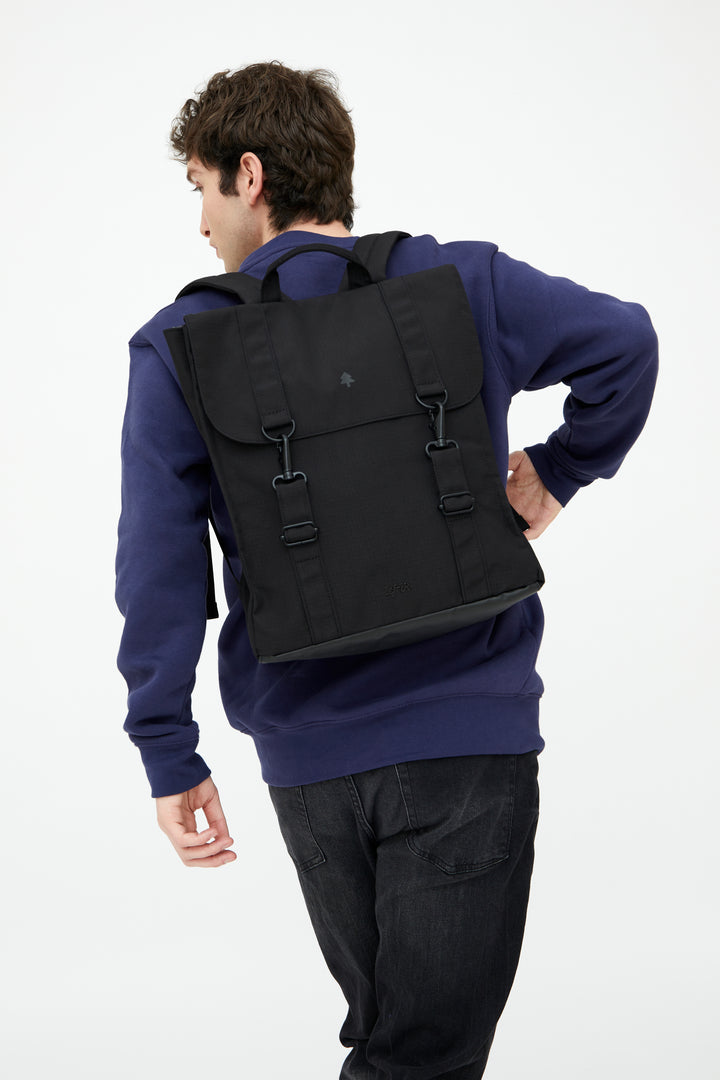 lefrik Mochila Handy XL Black Lime Vandra En línea