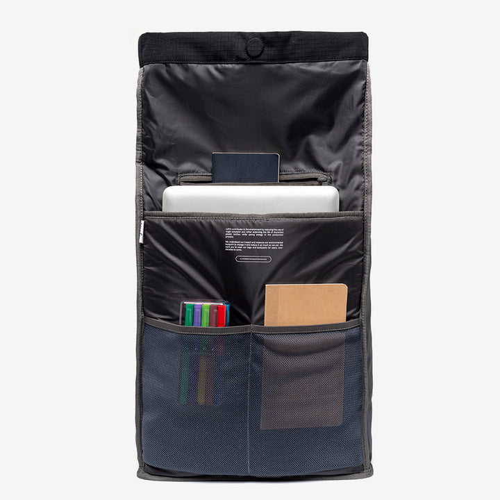 lefrik Mochila Lars Roll Black Lime Vandra Ofertas