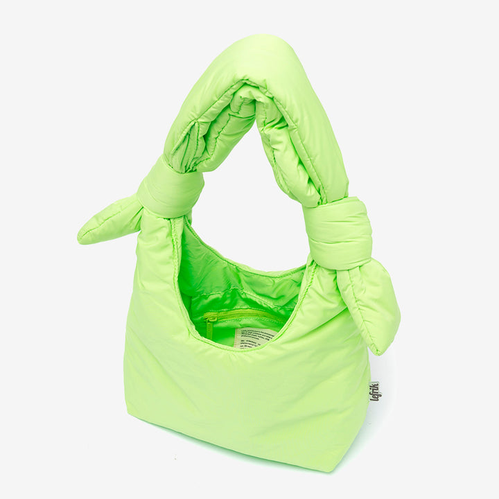 lefrik Biwa Puffy Mini Bag Lime Devoluciones gratuitas