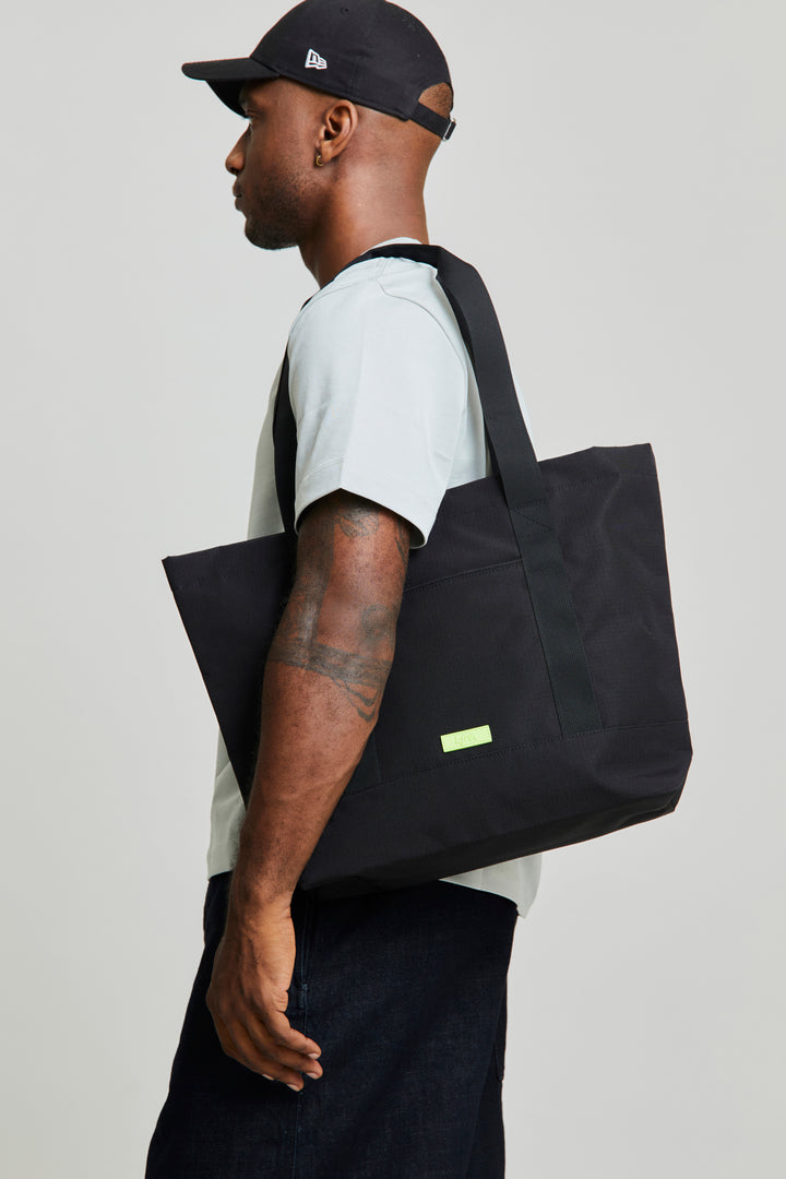 lefrik Strata Tote Bag Black Lime Vandra Precio de fábrica