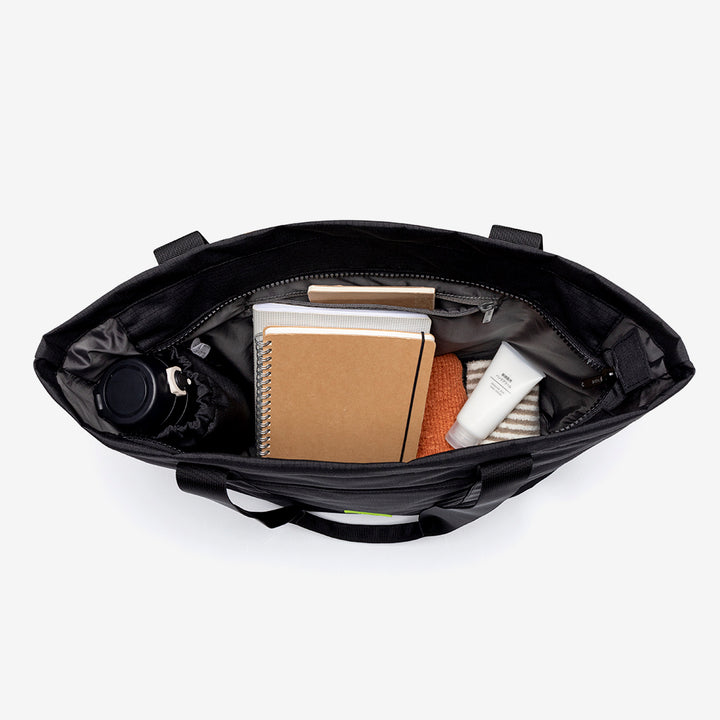 lefrik Strata Tote Bag Black Lime Vandra Precio de fábrica
