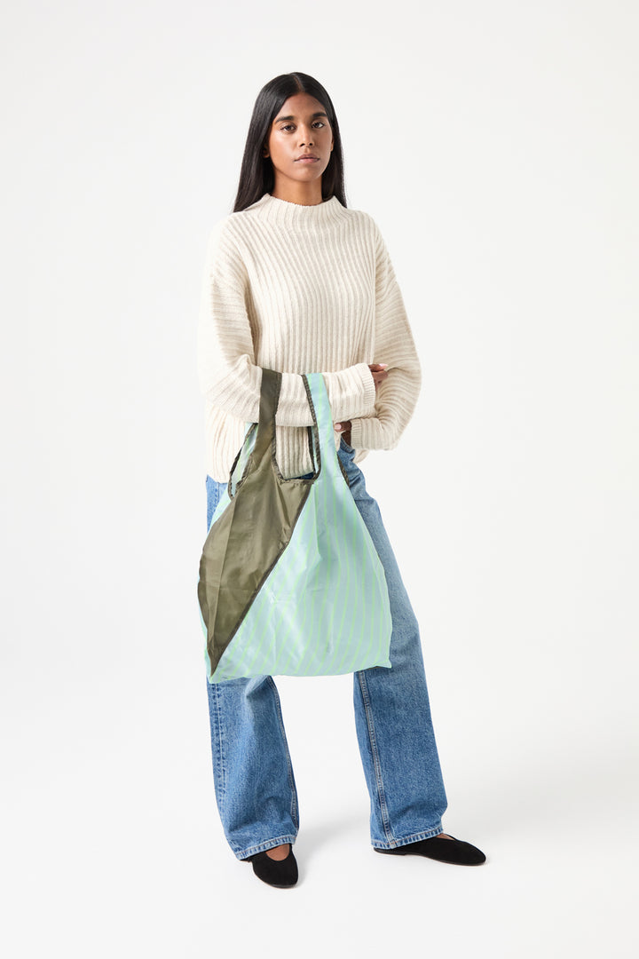 lefrik Offcut Bag Olive Dream Blue Precio ultrabajo