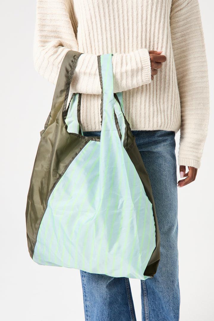 lefrik Offcut Bag Olive Dream Blue Precio ultrabajo