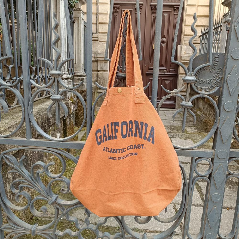 lmdi collection Tote Bag Grande Ocre Galifornia Atlantic Coast LMDI Collection Oferta exclusiva