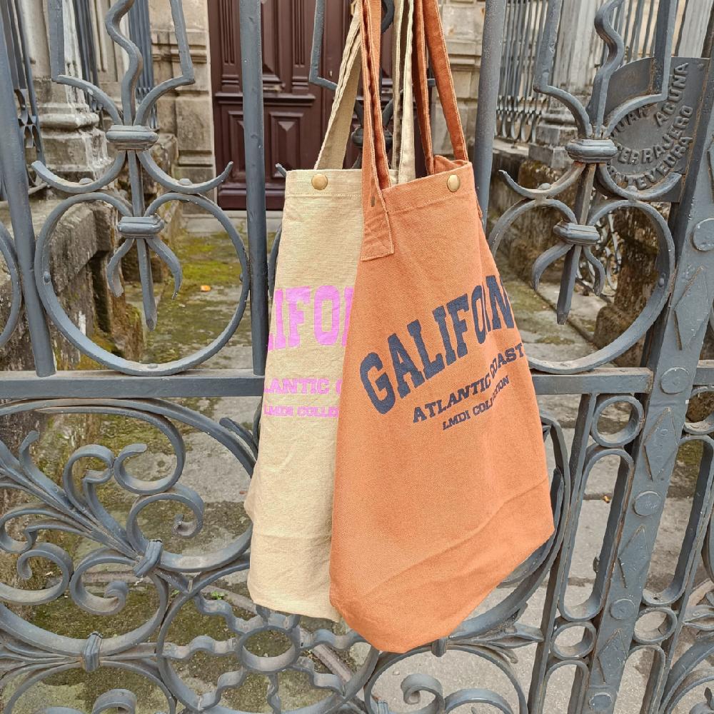 lmdi collection Tote Bag Grande Ocre Galifornia Atlantic Coast LMDI Collection Oferta exclusiva