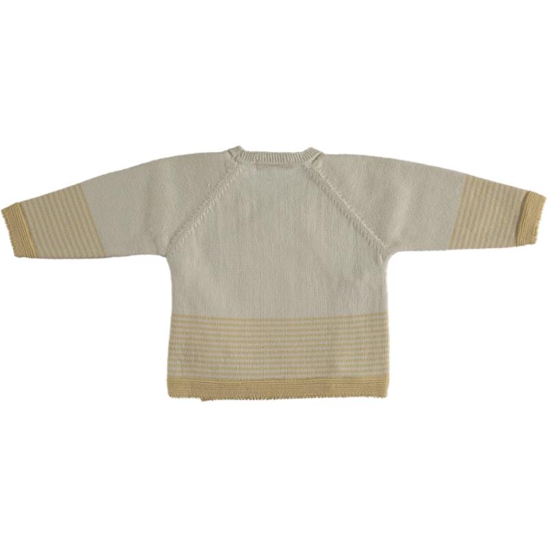 lmdi collection Jersey cruzado Hans de rayas color Cream-Blondy Li&me 2025