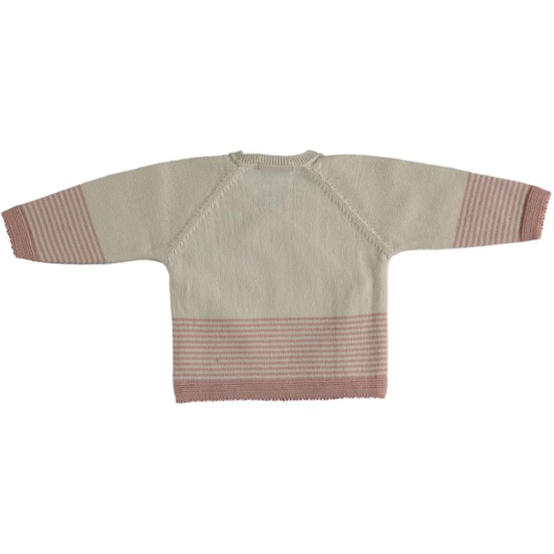 lmdi collection Jersey cruzado Hans de rayas color Cream-Rose Li&me Outlet