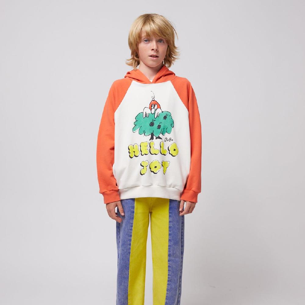 lmdi collection Sudadera con capucha de mangas raglán Hello Joy Bobo Choses Ventas relámpago