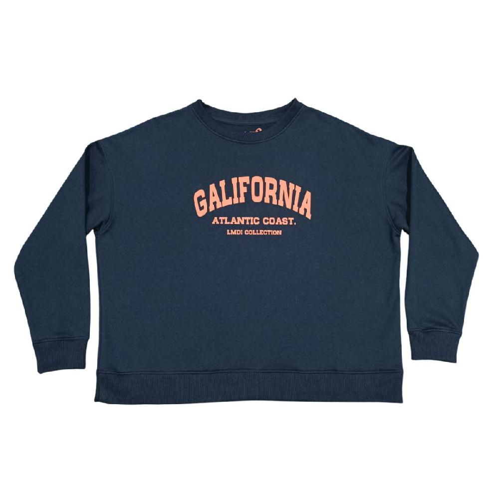 lmdi collection Sudadera Edición Limitada “Galifornia” Woman marino/teja Liquidación