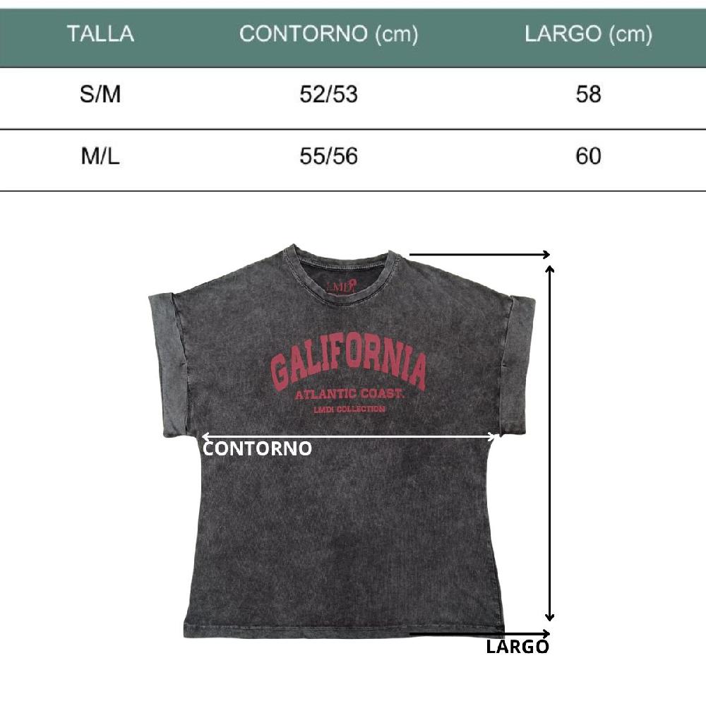 lmdi collection Camiseta “Galifornia Atlantic Coast” LMDI Collection Buganvilla Oferta especial