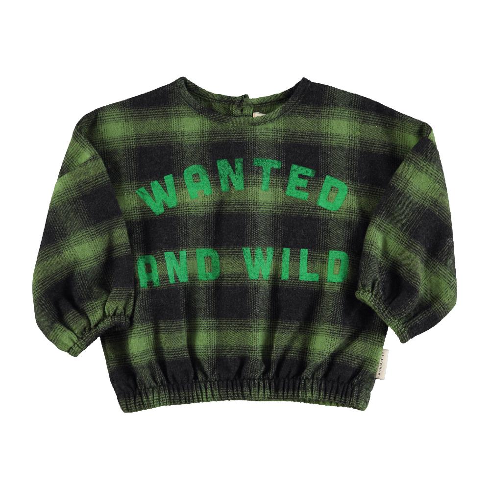 lmdi collection Blusa de bebé franela verde&negro Piupiuchick Último día