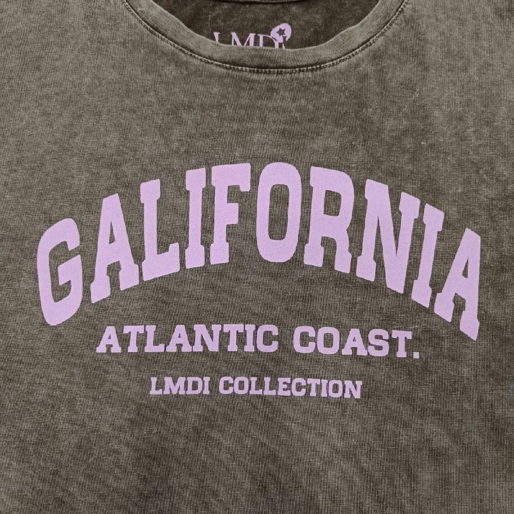 lmdi collection Camiseta “Galifornia Atlantic Coast” LMDI Collection Lila Promoción trimestral