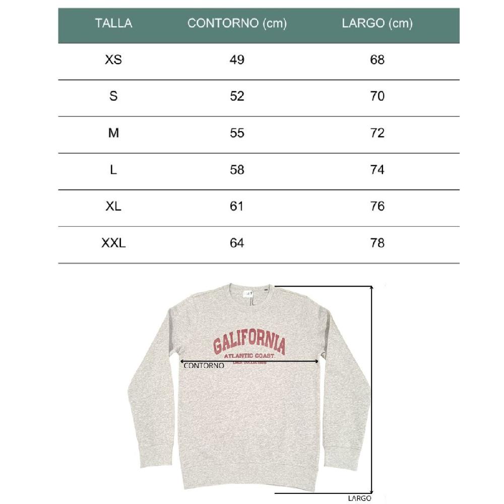 lmdi collection Sudadera Edición Limitada “Galifornia” Unisex Gris Superdescuento
