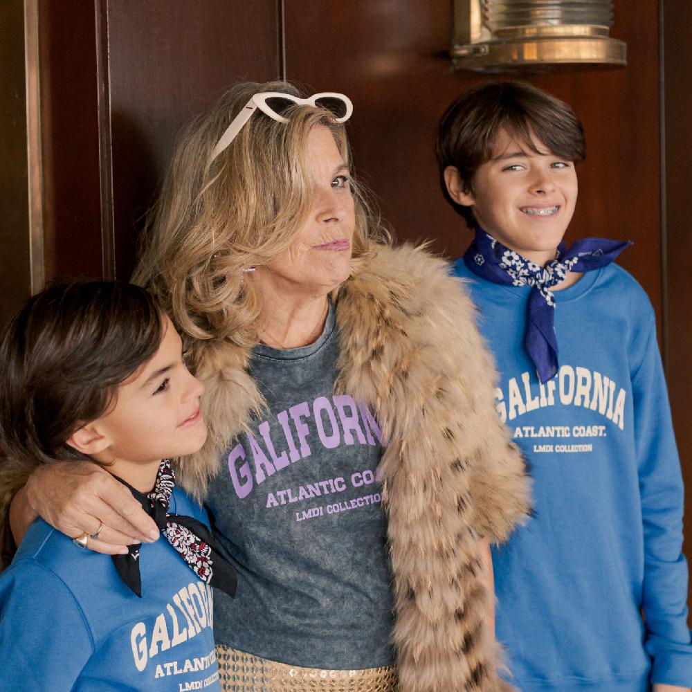 lmdi collection Sudadera Edición Limitada “Galifornia” niño azul Limitado a 3 días