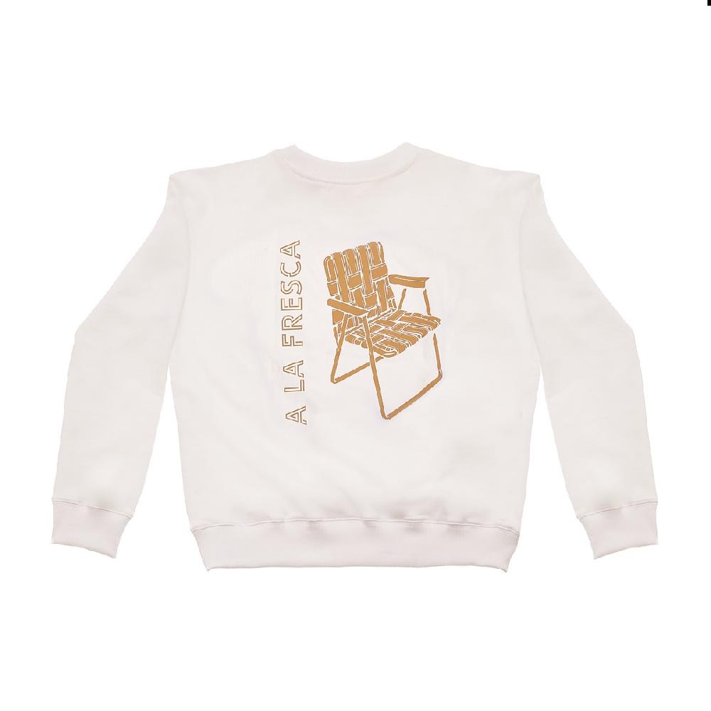 lmdi collection Sudadera A la Fresca Kids color blanco Oferta exclusiva
