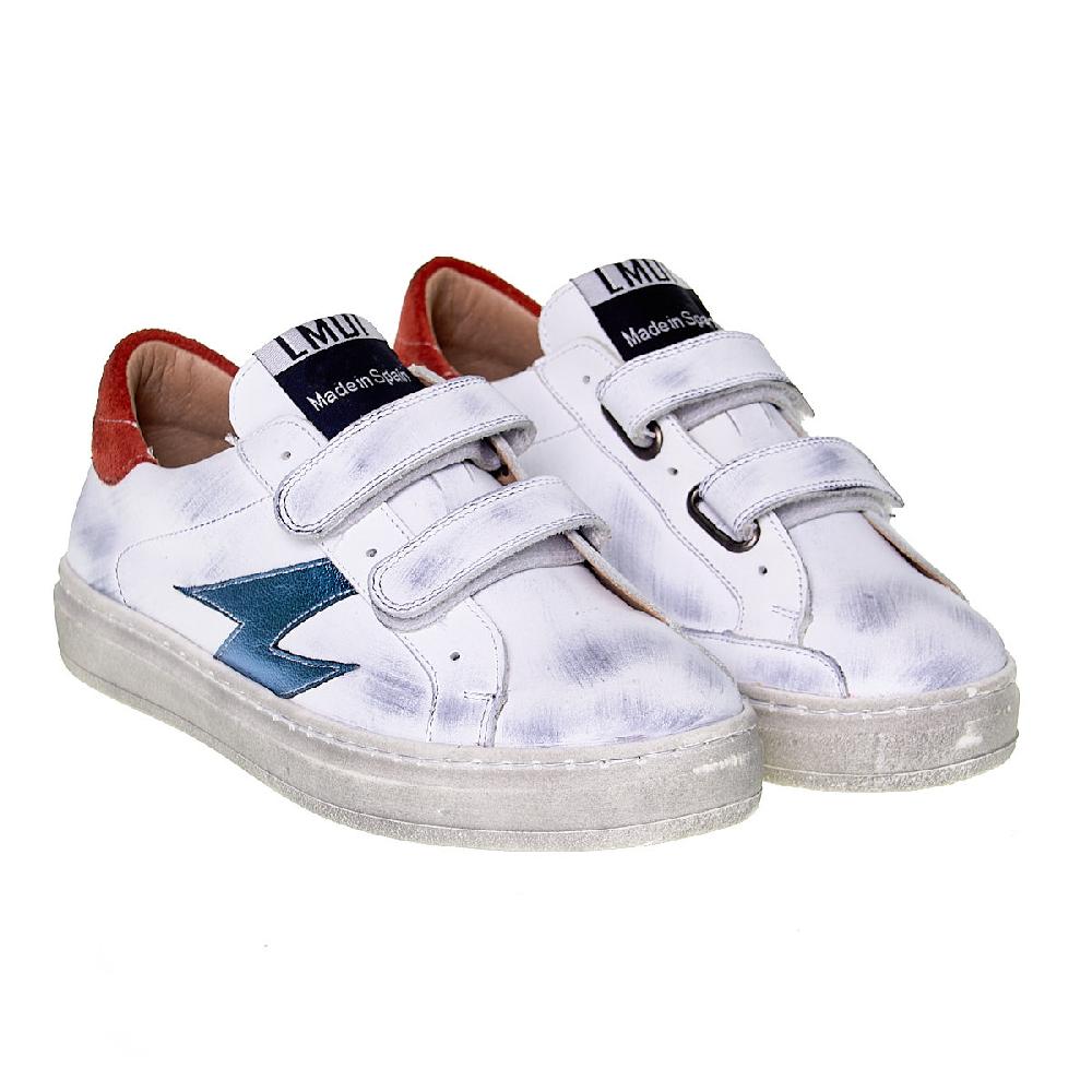 lmdi collection Sneaker Melide White Blue LMDI Collection (con velcro) Outlet