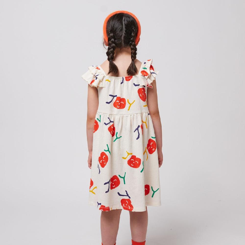 lmdi collection Vestido volantes estampado Smiling Bobo Choses Tienda