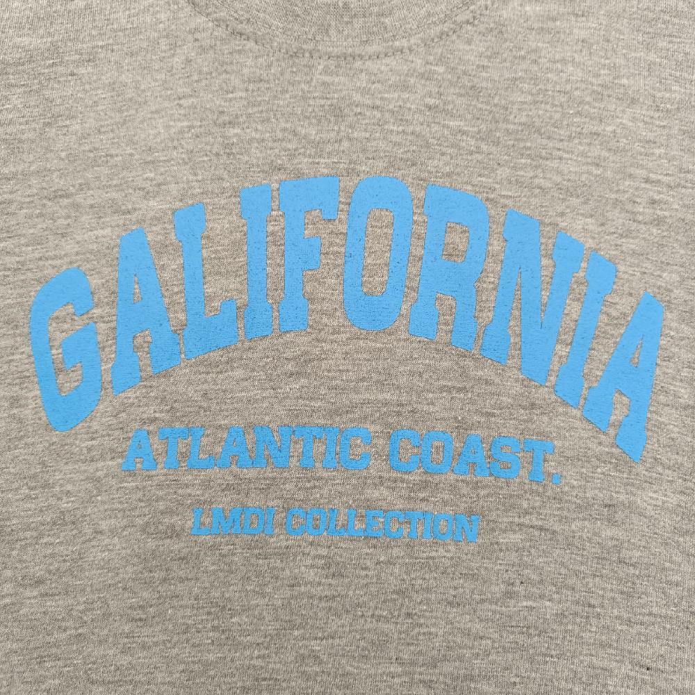 lmdi collection Camiseta Galifornia Atlantic Coast LMDI Collection KIDS gris/azul claro