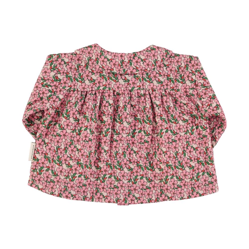lmdi collection Blusa de bebé cuello peter pan flores rosas Piupiuchick Precio ultrabajo