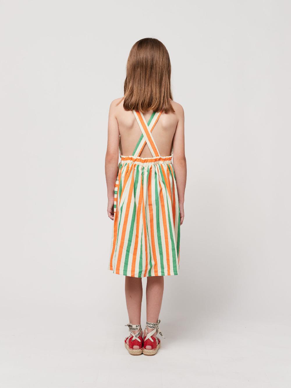 lmdi collection Vertical Stripes woven dress Últimos 3 días