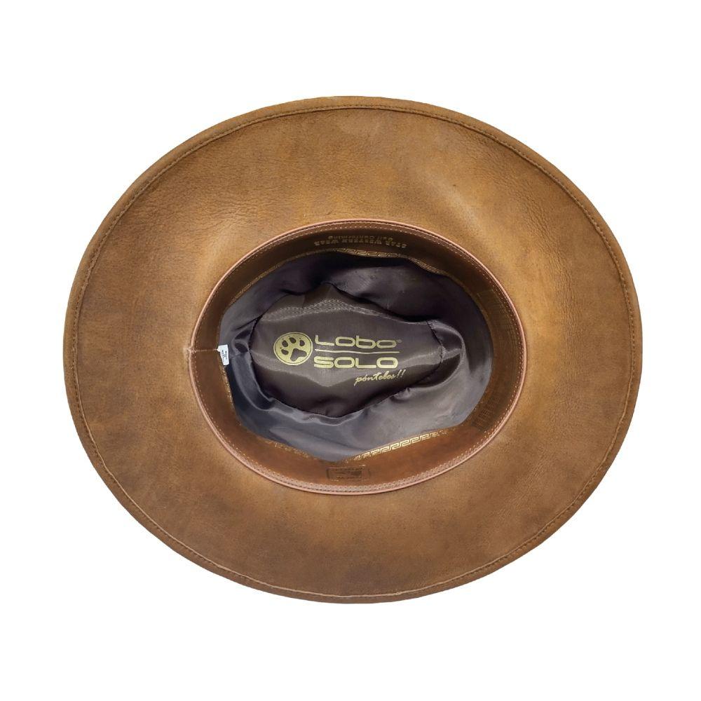 lobo solo Sombrero 100% Piel UNISEX Descuento por venta flash