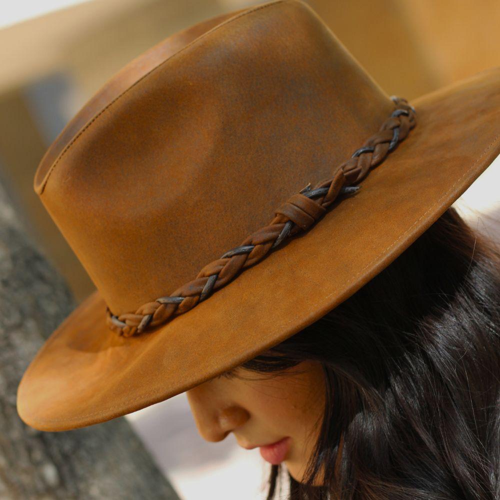 lobo solo Sombrero 100% Piel UNISEX Descuento por venta flash