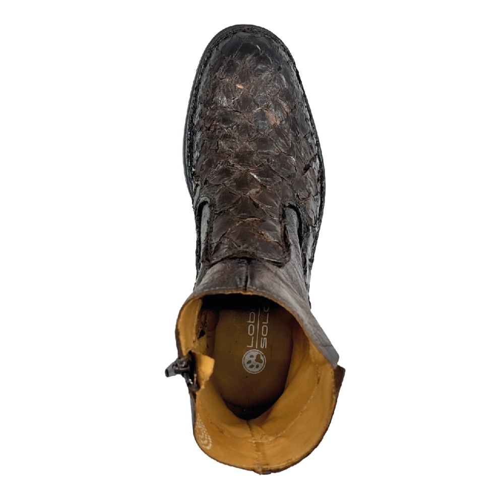 lobo solo BOTIN CABALLERO 7911PES PESCADO PIRARUCU CAFÉ Outlet online
