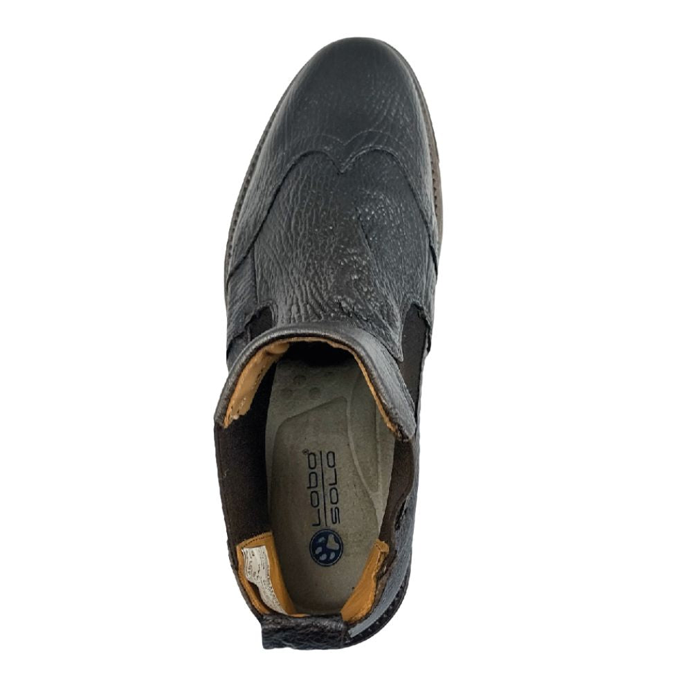 lobo solo BOTIN CABALLERO 8948TB TIBURON CAFÉ Venta caliente