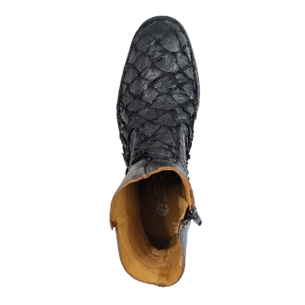 lobo solo BOTIN CABALLERO 7911PES PESCADO PIRARUCU TABACO Gran oferta