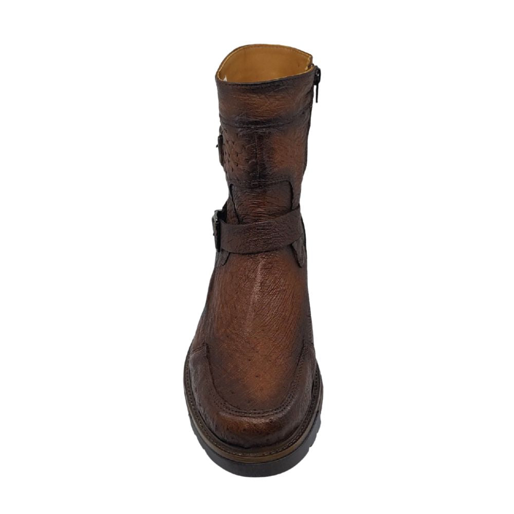 lobo solo BOTIN CABALLERO 8949AS PANZA DE AVESTRUZ TABACO Promoción trimestral