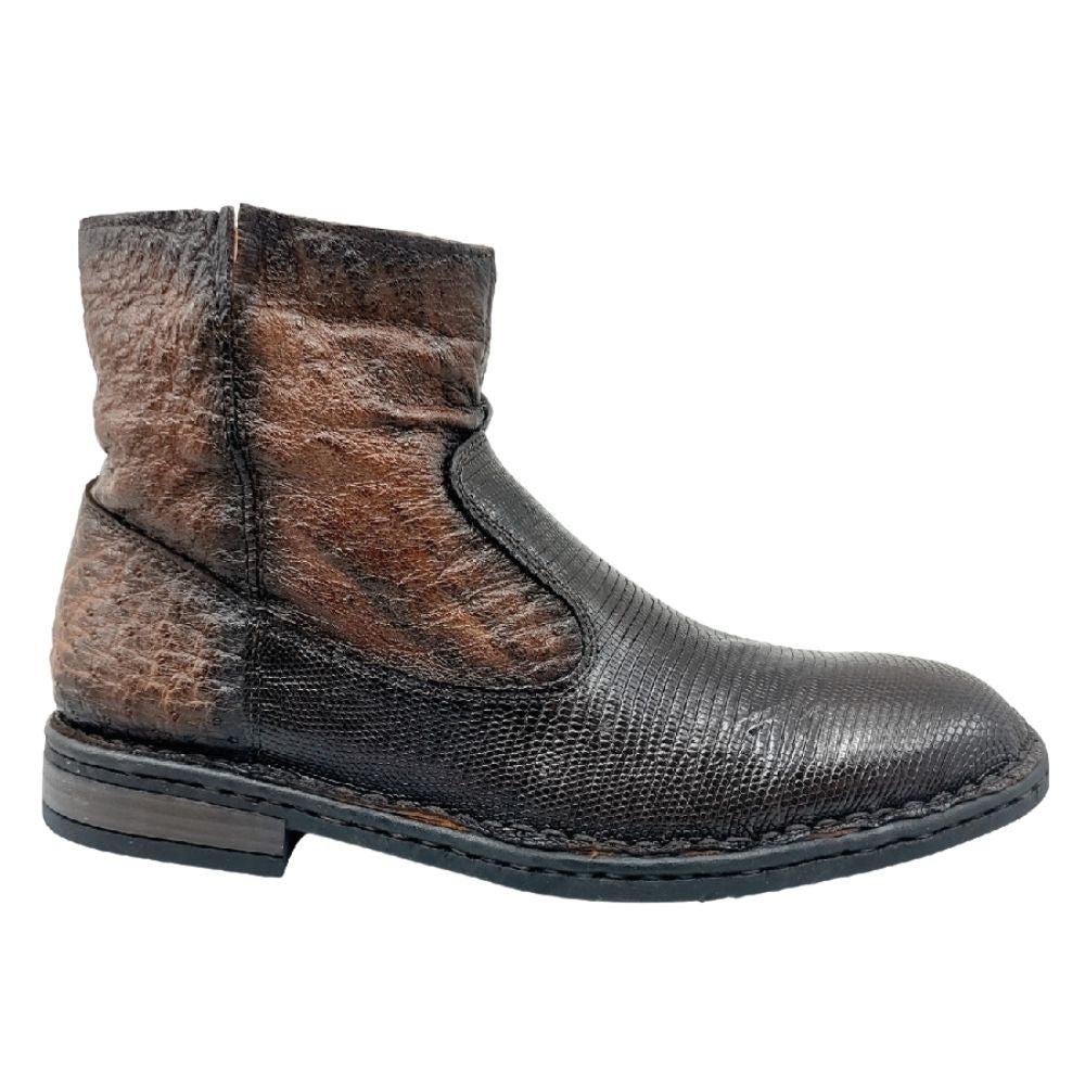 lobo solo BOTIN CABALLERO 7911XL LIZARD CAFÉ Tienda de fábrica