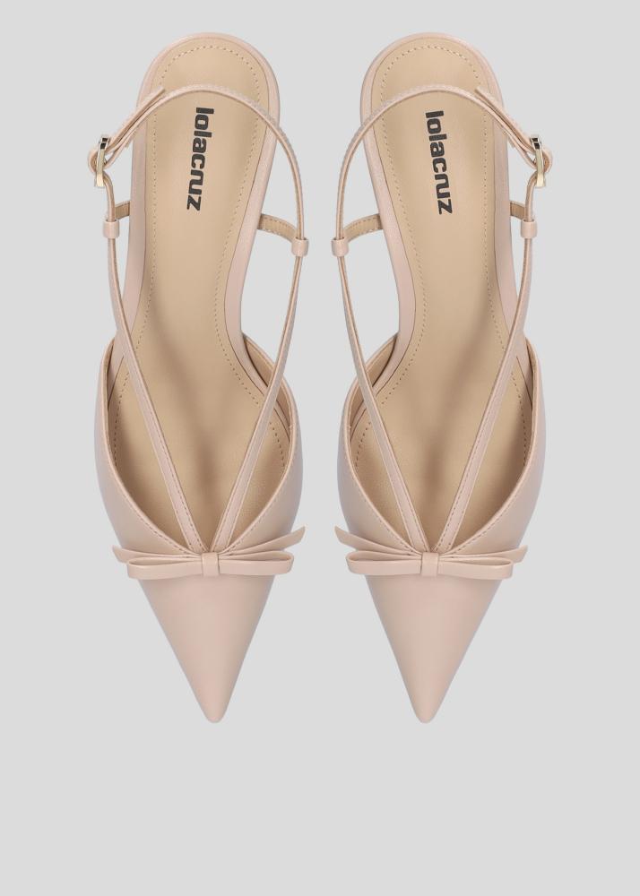 lola cruz SATINA HEEL SANDALS 55 Última moda