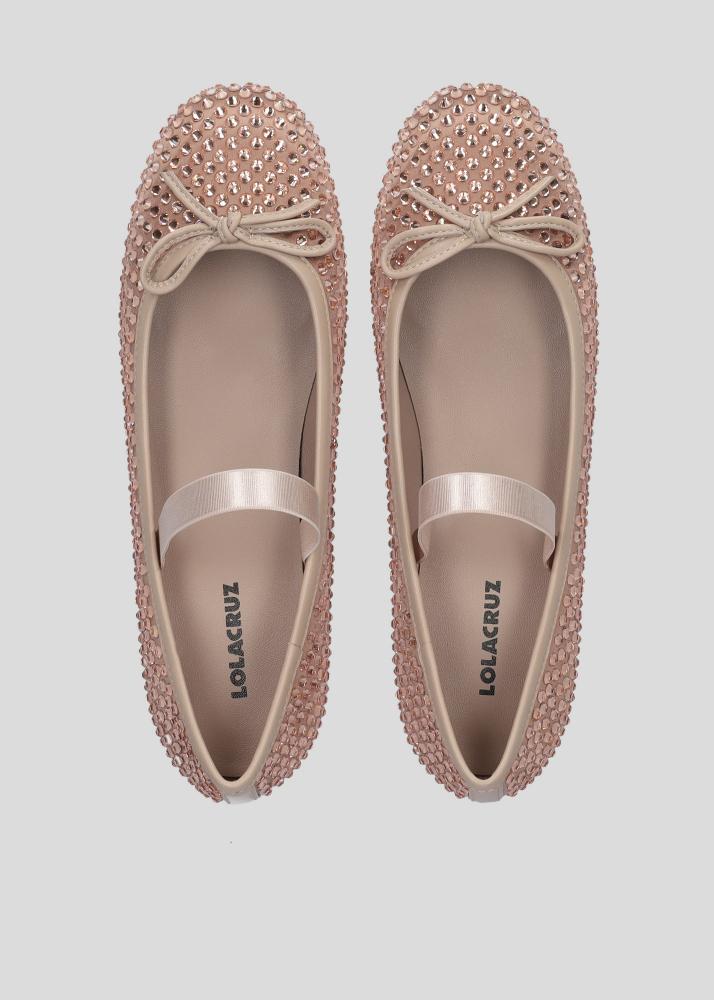 lola cruz FREYA BALLET FLAT Tienda de fábrica