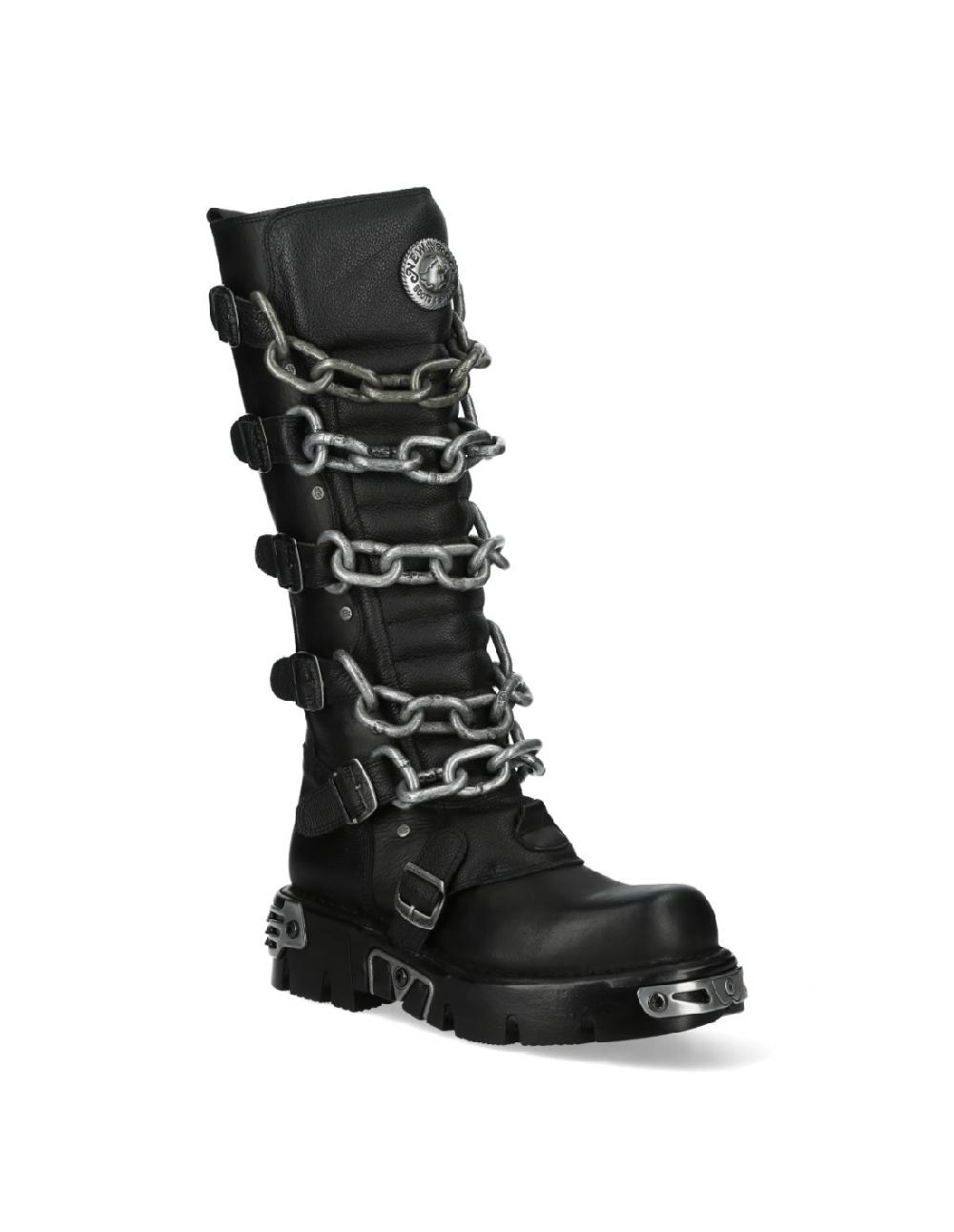 new rock HIGH BOOT METALLIC M-718-C2 2025