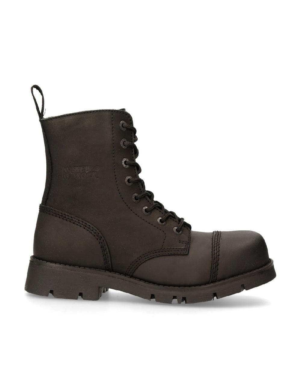 new rock ANKLE BOOT BLACK RANGER WITH LACES M-RANGER008MT-S3 Outlet online