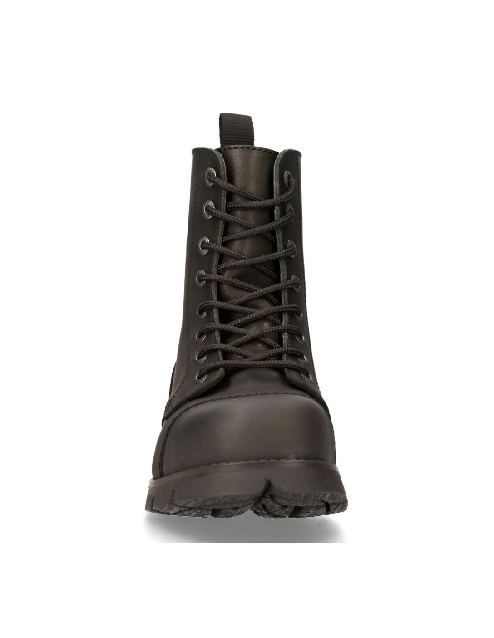 new rock ANKLE BOOT BLACK RANGER WITH LACES M-RANGER008MT-S3 Outlet online
