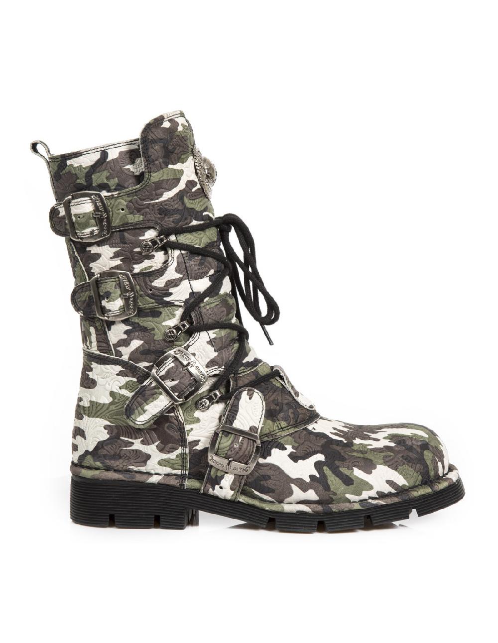 new rock BOOT BLACK PLANING WITH LACES M-1473-S36 Rebajas de fábrica