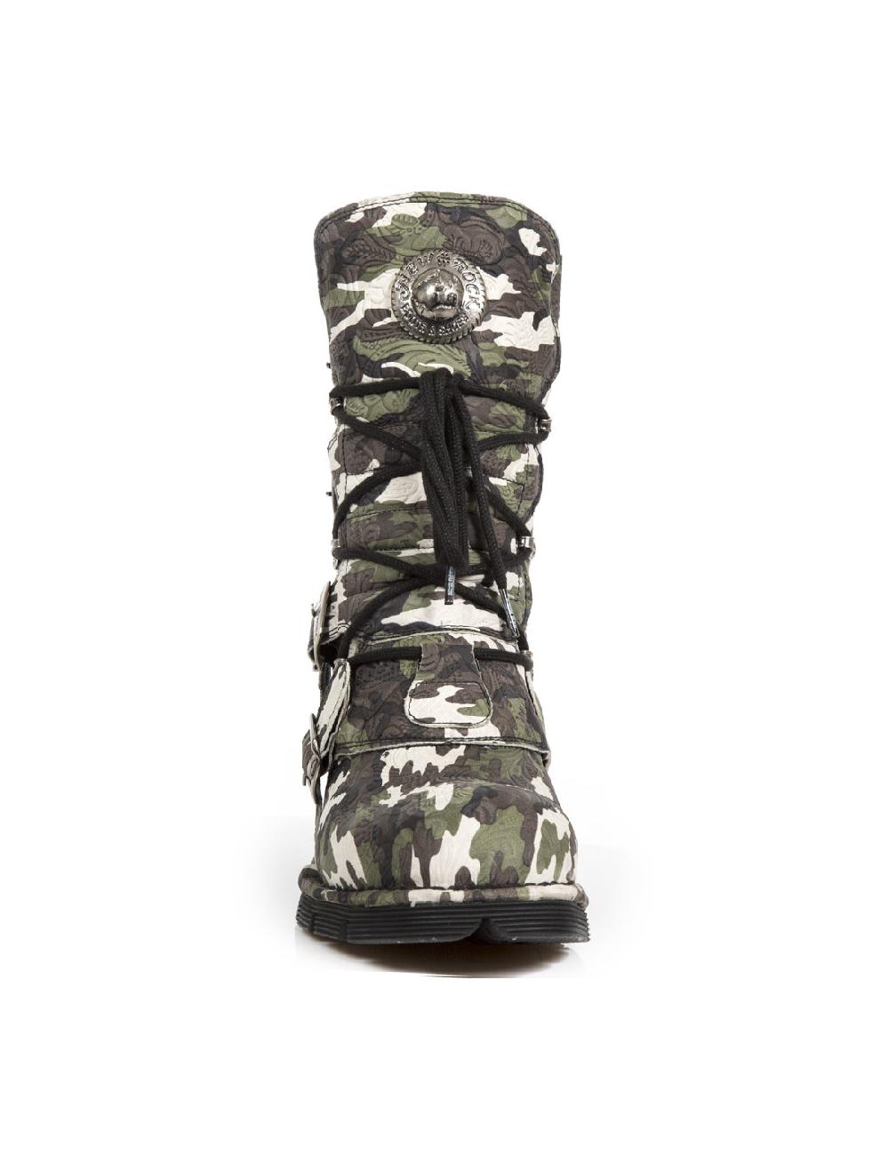 new rock BOOT BLACK PLANING WITH LACES M-1473-S36 Rebajas de fábrica
