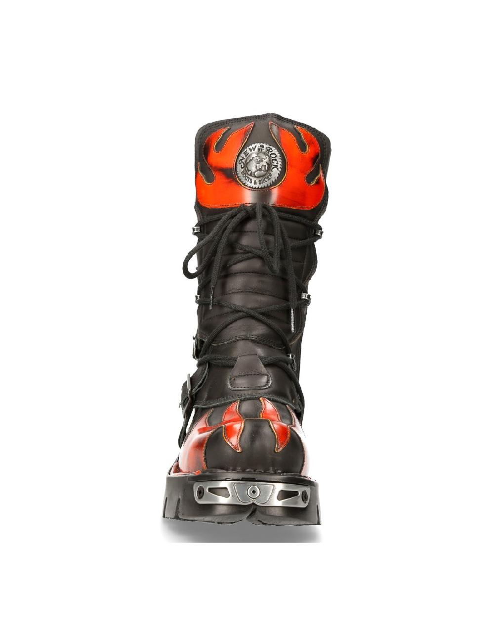 new rock BOOT BLACK REACTOR M-591-S16 Ventas relámpago