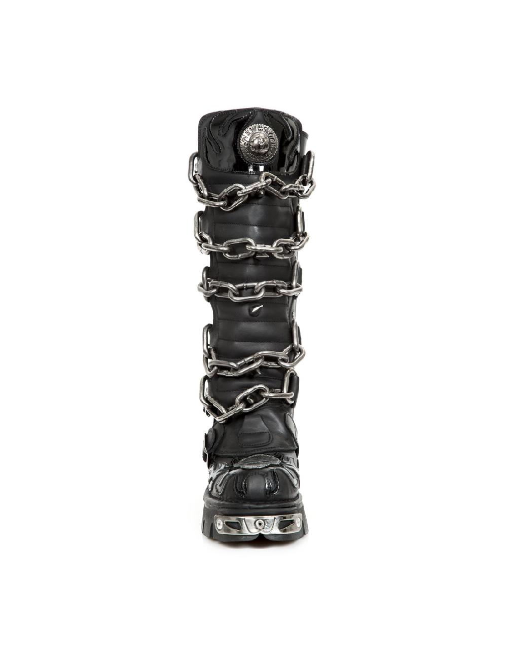 new rock HIGH BOOT METALLIC M-719-S1 Descuento