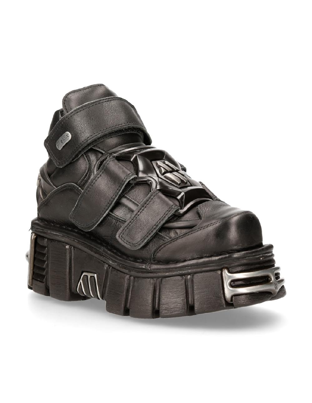 new rock ANKLE BOOT BLACK TOWER M-285-S1 Último día