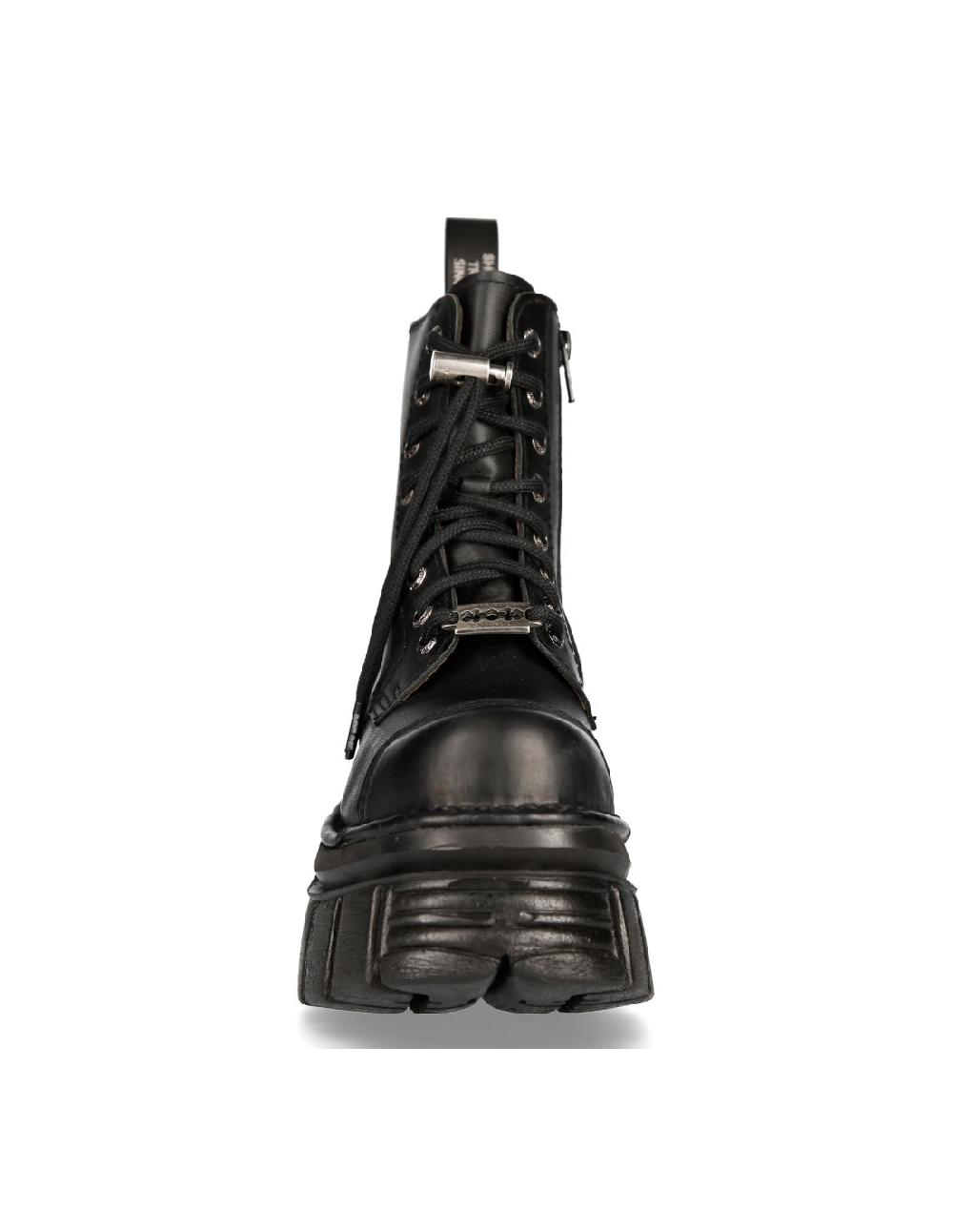 new rock M.NEWMILI083-S21 NOMADA NEGRO TOWER NEGRO LATERAL E-14 PASACORDON CUCHILLA Precios de Black Friday