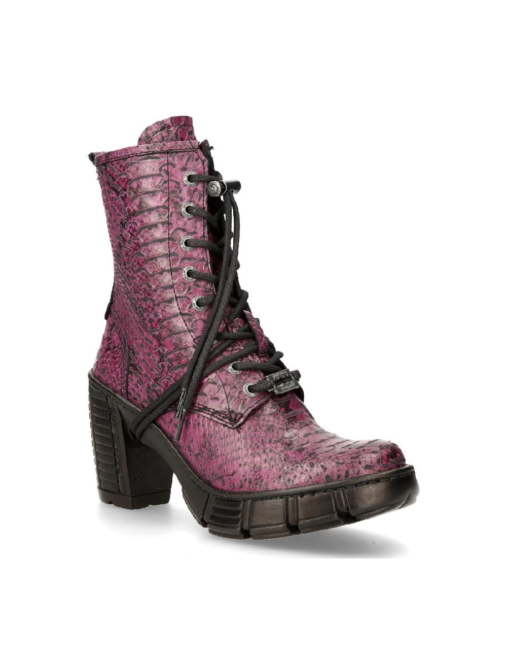 new rock ANKLE BOOT PURPLE TRAIL M-TRCASCO007-V3 Gran oferta
