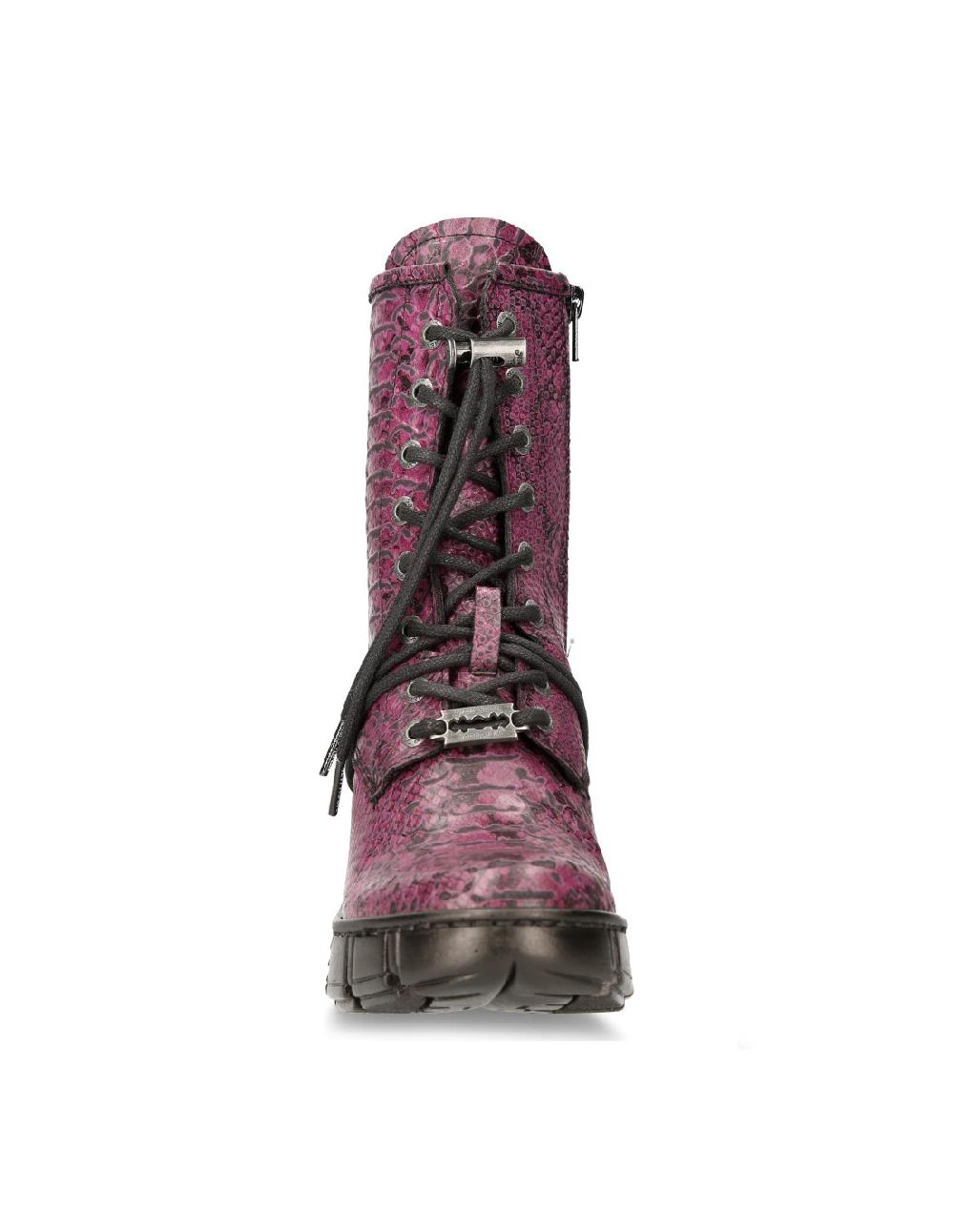 new rock ANKLE BOOT PURPLE TRAIL M-TRCASCO007-V3 Gran oferta
