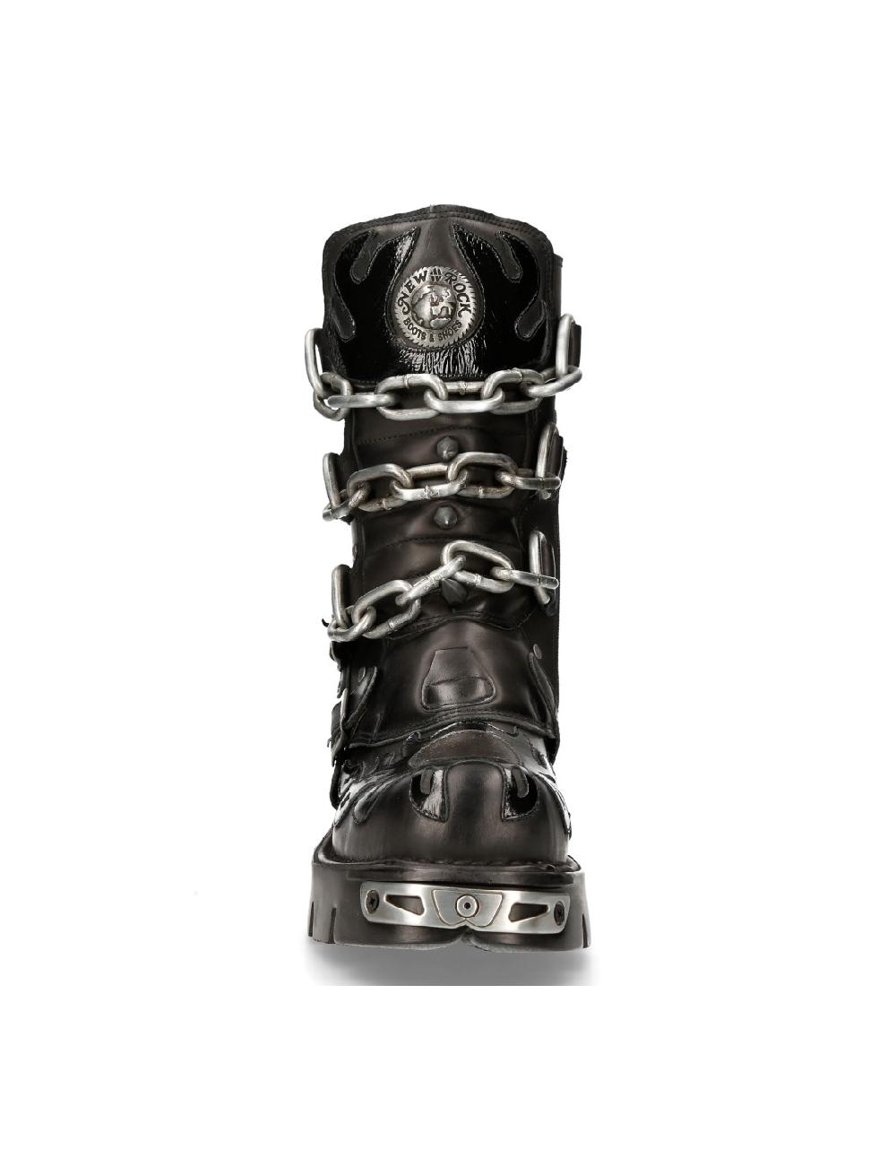 new rock BOOT BLACK REACTOR M-727-S5 Grandes descuentos