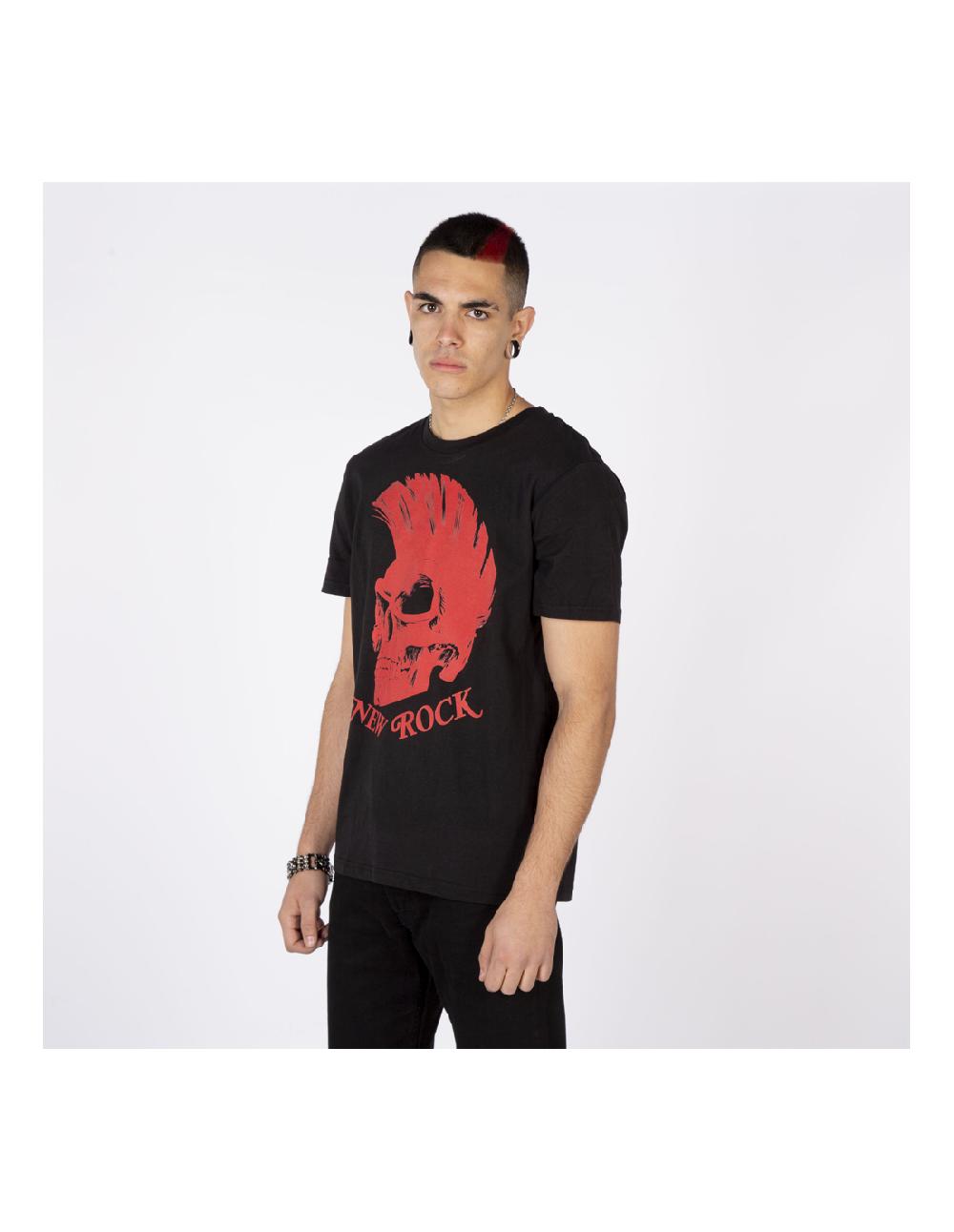 new rock BLACK W-TSHIRT6-S4 Ofertas de temporada